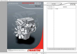 Manitou MRT, MC Series 2020 Telehandlers & Forklift  PDF Service And Parts Manual DVD