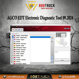 AGCO EDT Electronic Diagnostic Tool 09.2024