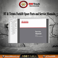 BT & Toyota Forklift Spare Parts and Service Manual PDF