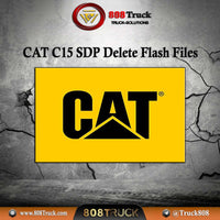 CAT C15 SDP Delete Flash Files