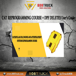 CAT DPF DELETES User's Guide 7 pdf & video + Cat ECM, ENGINES AND AFTERTREATMENT SYSTEMS REPROGRAMMING COURSE