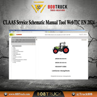 CLAAS Service Schematic Manual Tool WebTIC EN 2024