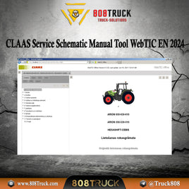 CLAAS Service Schematic Manual Tool WebTIC EN 2024