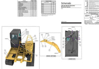 Cat Excavator Parts Manual & Wiring Diagram PDF