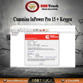 Commins InPower Pro 15 (GenSet Diagnostic)+ Unlock Keygen