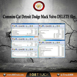 Commins Cat Detroit Diesel Dodge Mack Volvo DELETE files