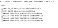 Detroit Diesel Calibrations Files - New Package
