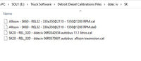 Detroit Diesel Calibrations Files - New Package