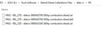 Detroit Diesel Calibrations Files - New Package