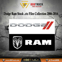 Dodge Ram Stock .ctz Files Collection 2006-2016