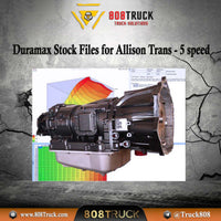 Duramax Stock Files for Allison Trans 5 speed