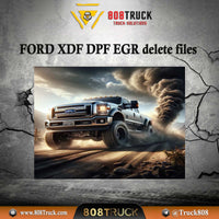 FORD XDF DPF EGR delete files + Removal guide