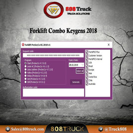 New Clark \ Linde \STILL \Liebherr \Valtra \Jungheinrich \Valtra \ Widos Forklift Combo Forklift Keygen 2018