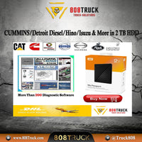 Caterpillar/CUMMMlNS/Detroit Diesel/Hino/Isuzu & More in 2 TB HDD - Free DHL Shipping