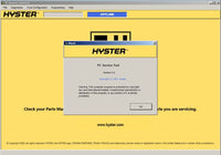 Hyster Forklift PC Service Tool v5.0 Diagnostic Tool