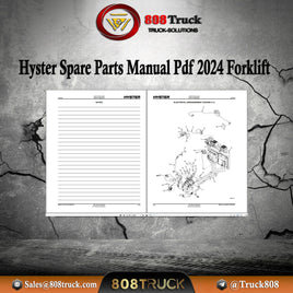 Hyster Spare Parts Manual 2024 Forklift Collection 3.39GB PDF