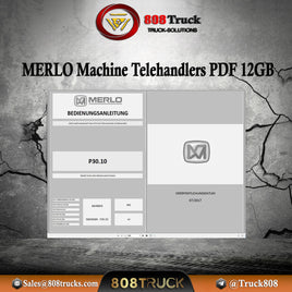 MERLO Machine Telehandlers PDF De_German Service Part Manual, Hydraulic & Electrical Diagram DVD