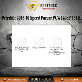 Peterbilt 2015 10 Speed Paccar PC4 1408P 151H DPF EGR SCR Delete for Magic Tuner