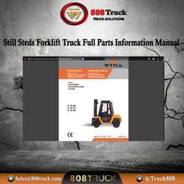 Still Steds Forklift Truck Full Parts Information Manual