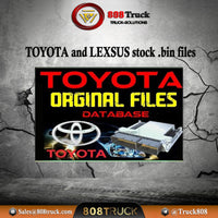 TOYOTA and LEXSUS stock .bin files - New Package