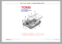 Takeuchi Full DVD 8,26GB Set Service Training, Service Manual, Operator, Part Manual