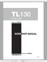 Takeuchi Multilanguage Service Manual New Updated 2019 DVD