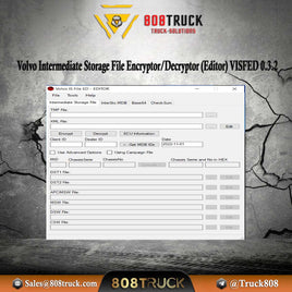 Volvo Intermediate Storage File Encryptor/Decryptor (Editor) VISFED 0.3.2 - No Dongle