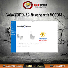 Volvo VODIA 5.2.50 works with VOCOM – Diagnostic Software + Unlock kg + Video guide