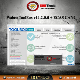 Wabco ToolBox 14.2 + ECAS CAN2 Diagnostics Software – with Kg