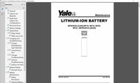 Yale Forklift Class 3 Electric Motor Hand Trucks Service Manuals PDF