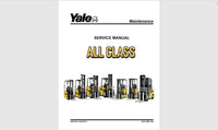 Yale Forklift Trucks Service Manuals All Class New Models PDF