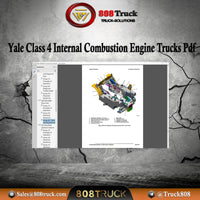 Yale Forklift Class 4 Internal Combustion Engine Trucks Service Manuals