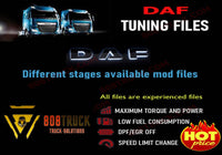 DAF Tuning Files Stage1,dpf off, adblue off, egr off...etc - New Package