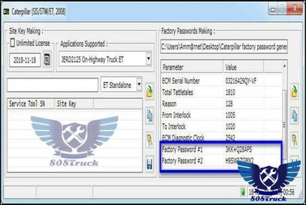 CAT ET 2017 Factory Password Generator On VM - 808TRUCK