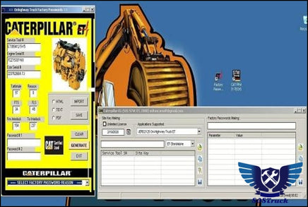 CAT ET Factory Password Generator 2008-2020 - 808TRUCK