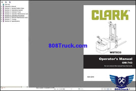 Clark Forklift Service Manual, Schematic & Service Bulletins 2020 PDF - 808TRUCK