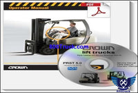 Crown ForkLift Truck Full Set Service and Parts Manual - 808TRUCK