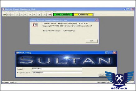Detroit Diesel Diagnostic Link 6.45 Software + Keygen - 808TRUCK