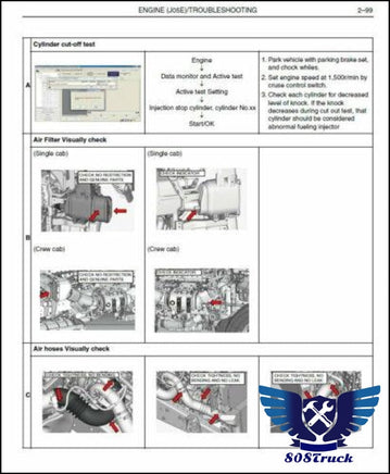 Hino Trucks Complete Set 2001-2021 Workshop Manual - 808TRUCK