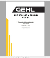 GEHL Machinery Heavy Equipment Service Manuals, Hydraulic & Electrical Schematic DVD 4.89GB PDF 2022