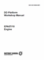 DETROIT DIESEL DD13 DD15 DD16 ENGINE EPA07/10 Repair Workshop PDF Manuals